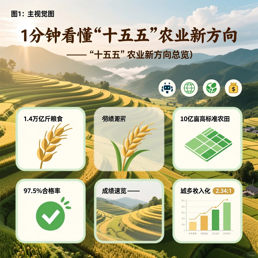 【1分钟读懂“十五五”农业新方向】