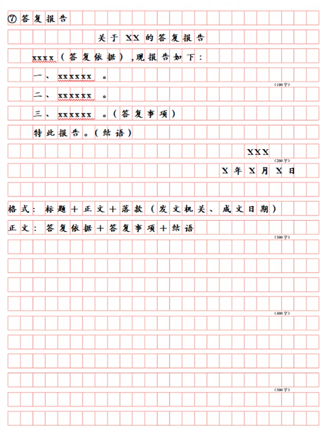 国省考考前必备，公文格式看这篇（报告）