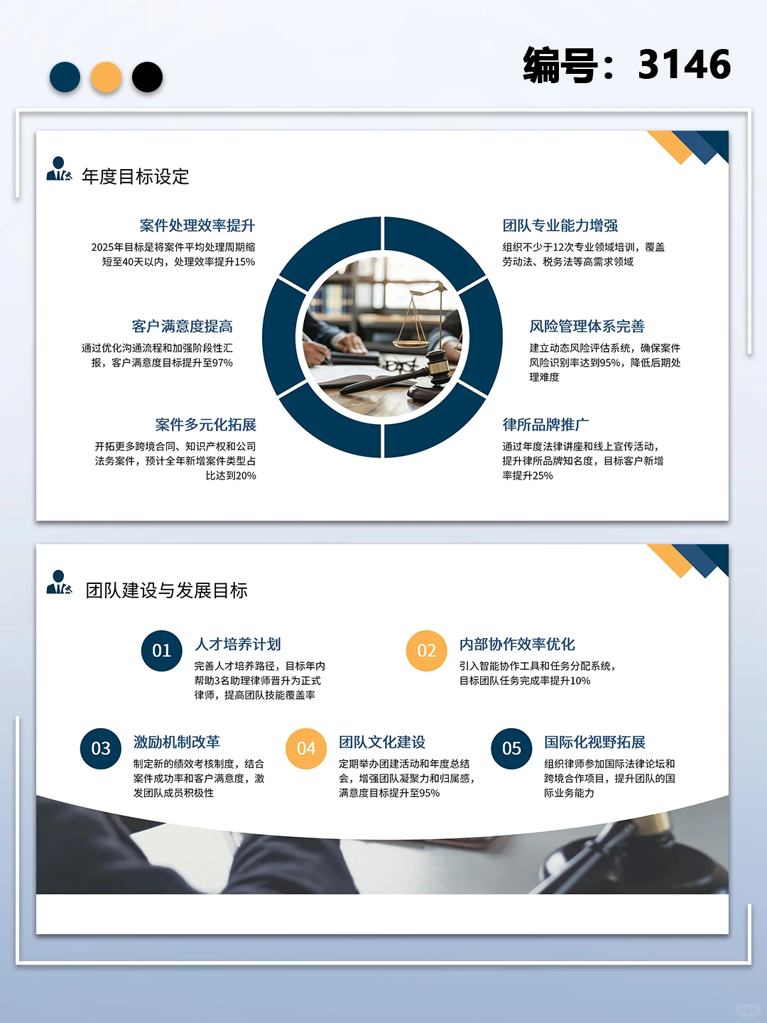 简约商务风律师行业个人年终总结计划