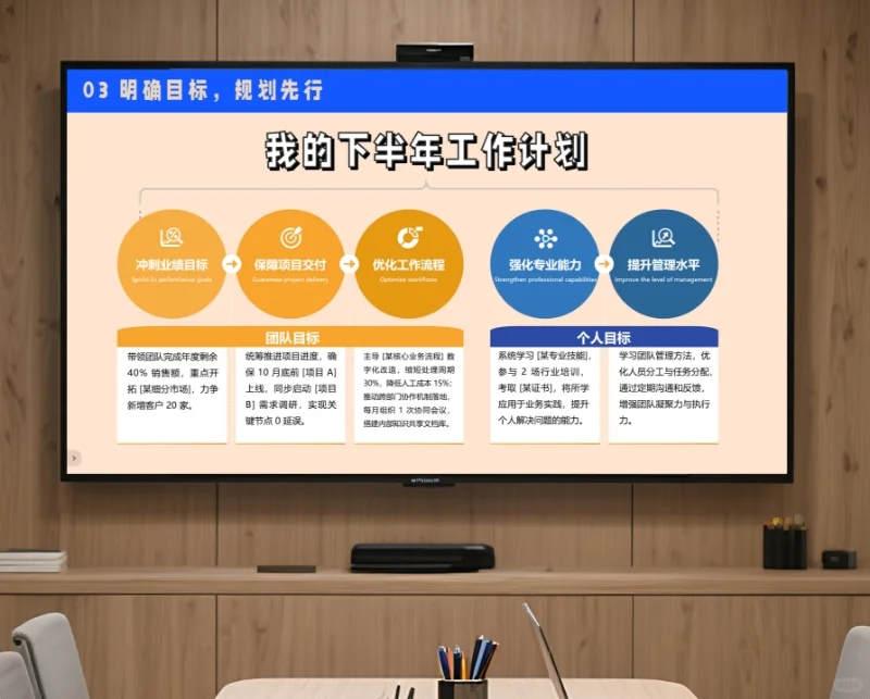 年中述职ppt怎么做?一口气给您做好了!