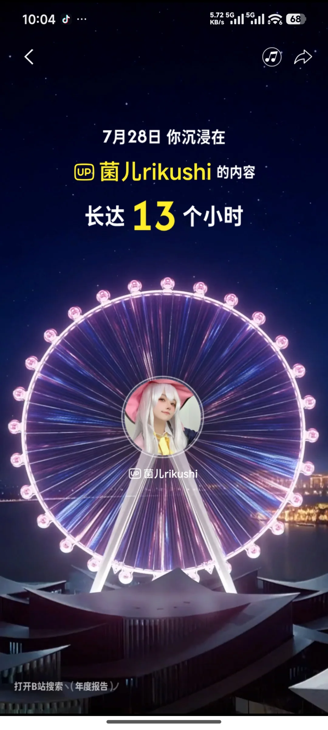 某站的年度报告吗，有点意思