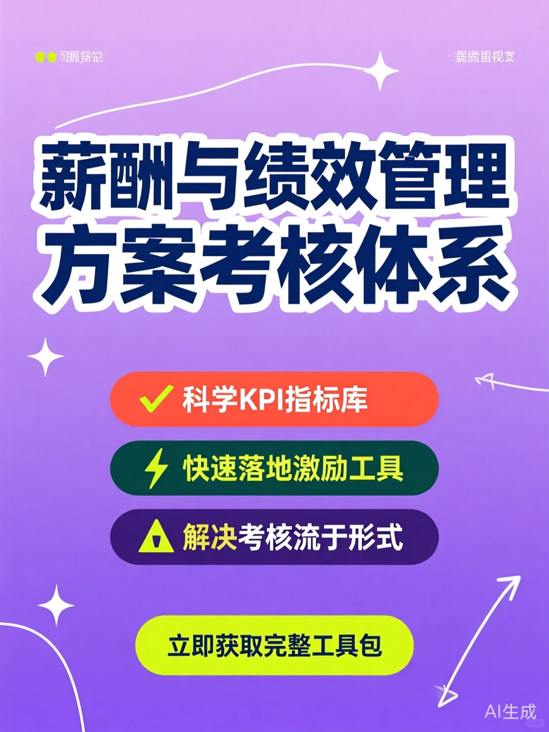 薪酬绩效管理·KPI激励工具包·干货秘籍