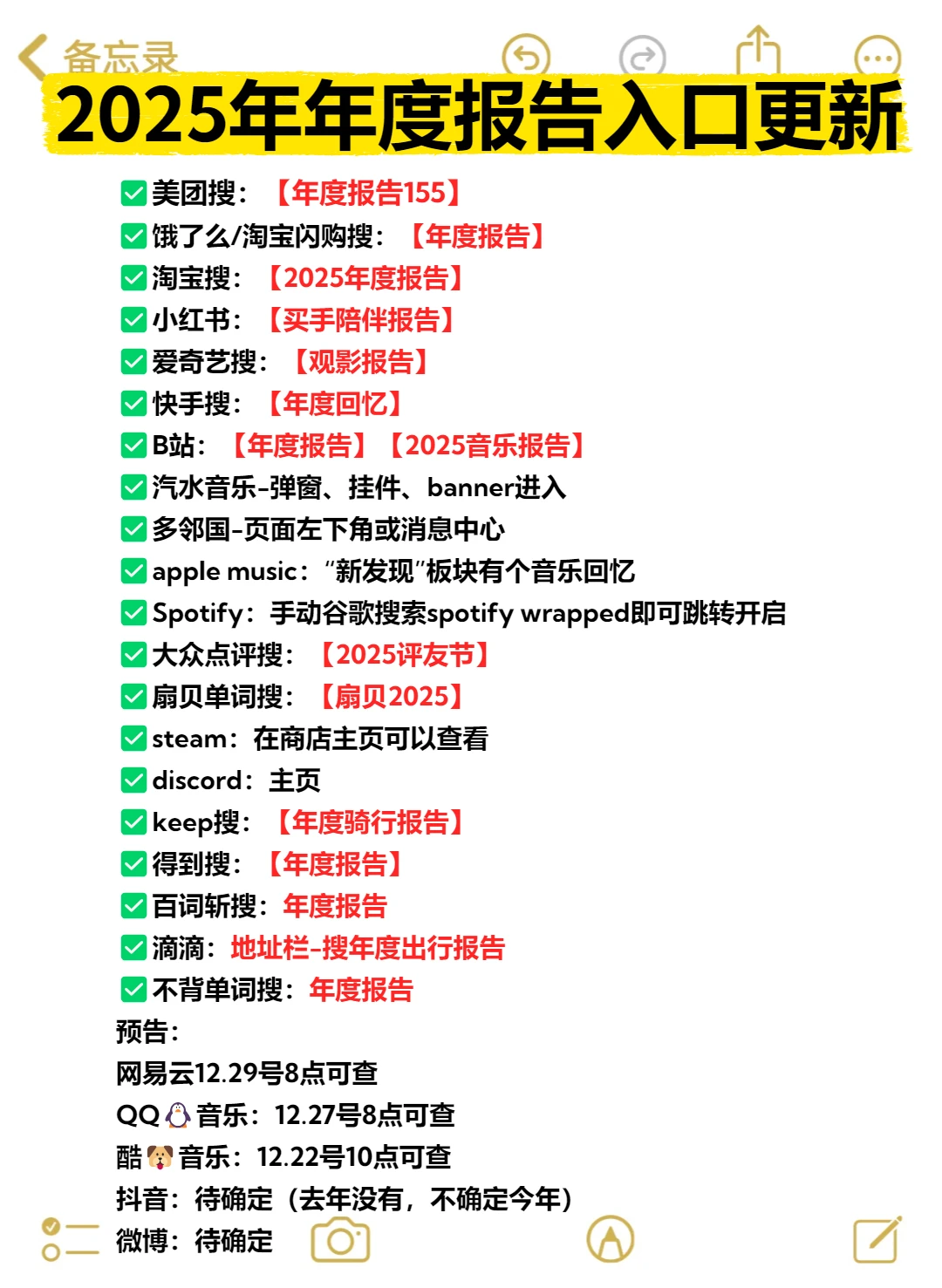 2025年度报告这些平台已出!