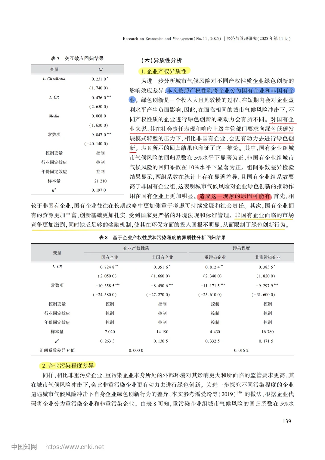 【文献分享】城市气候风险与企业绿色创新