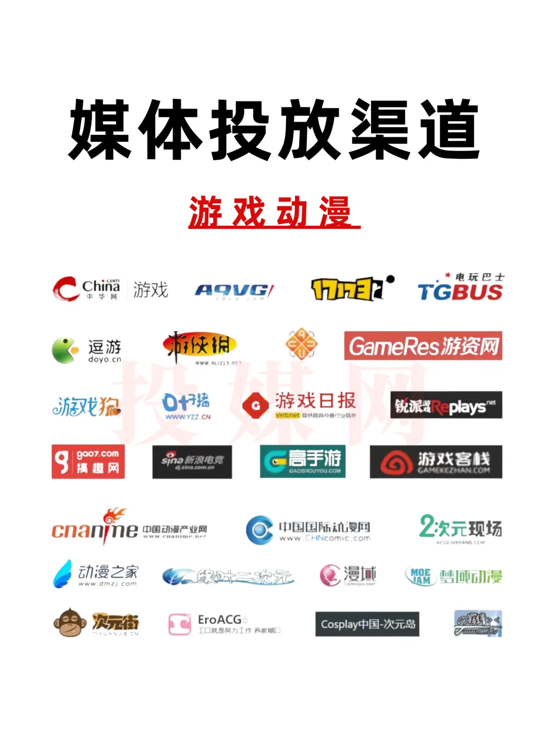 ?媒体投放|各行各业发稿媒体资源汇总!