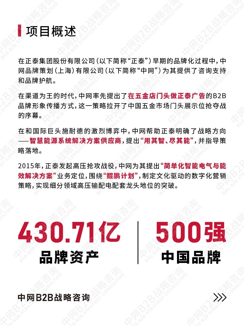 中网B2B战略咨询案例拆解:正泰集团