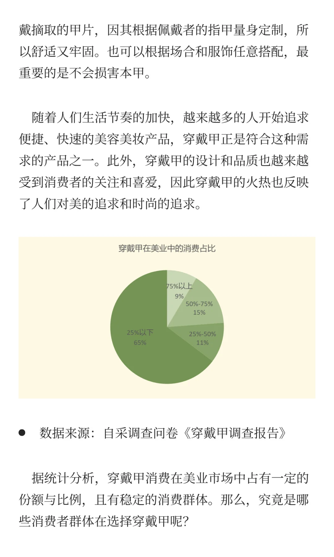 数说穿戴甲：女性消费“甲”天下