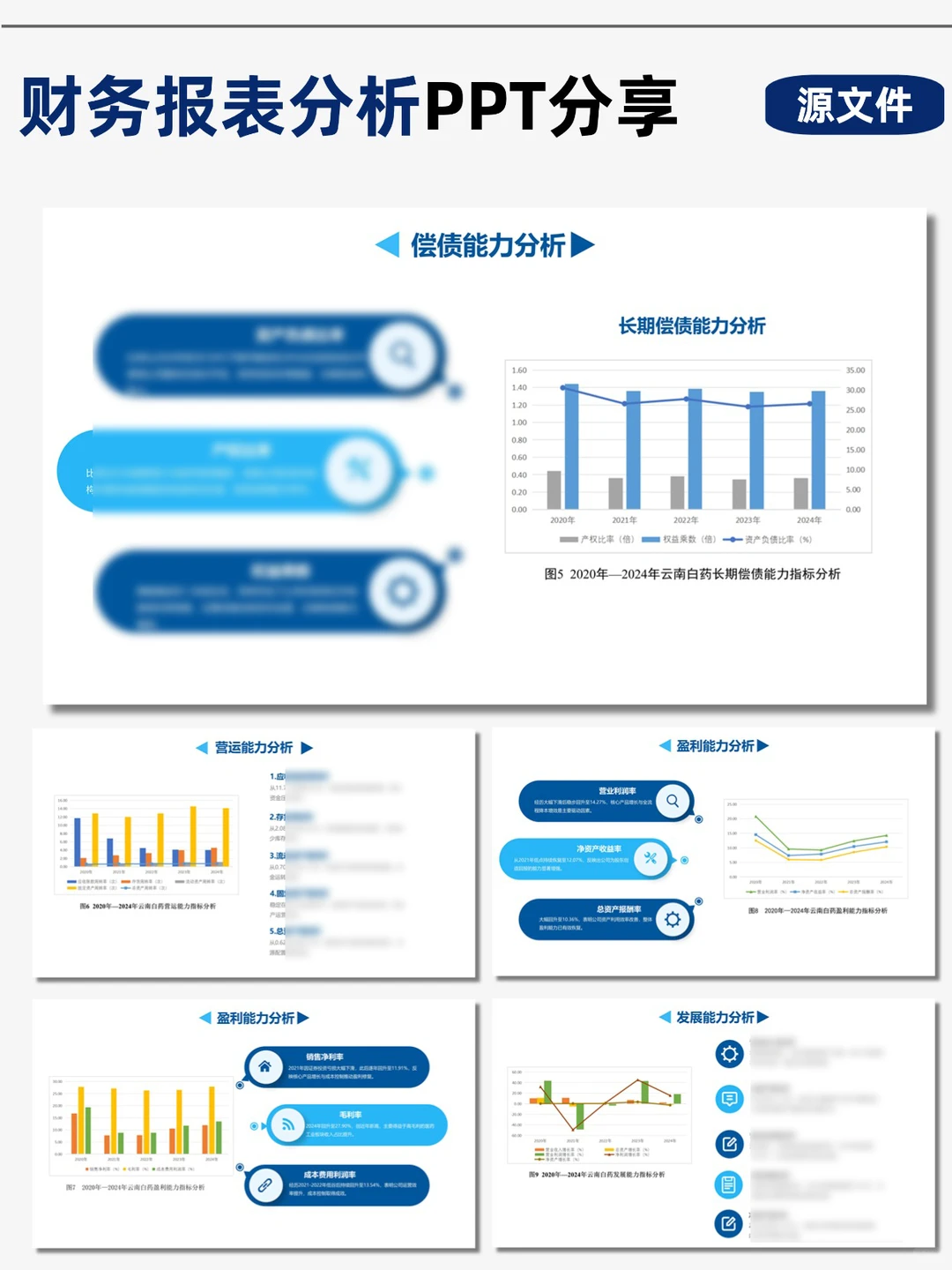 云南白药财务分析PPT