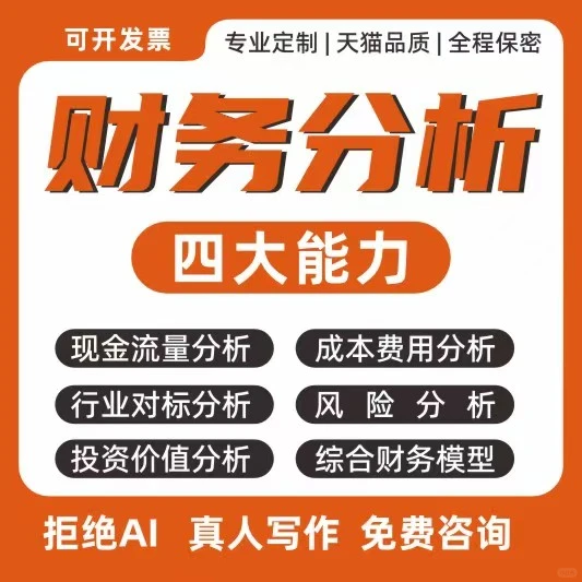 财务报表分析报告word模板上市公司财务总结