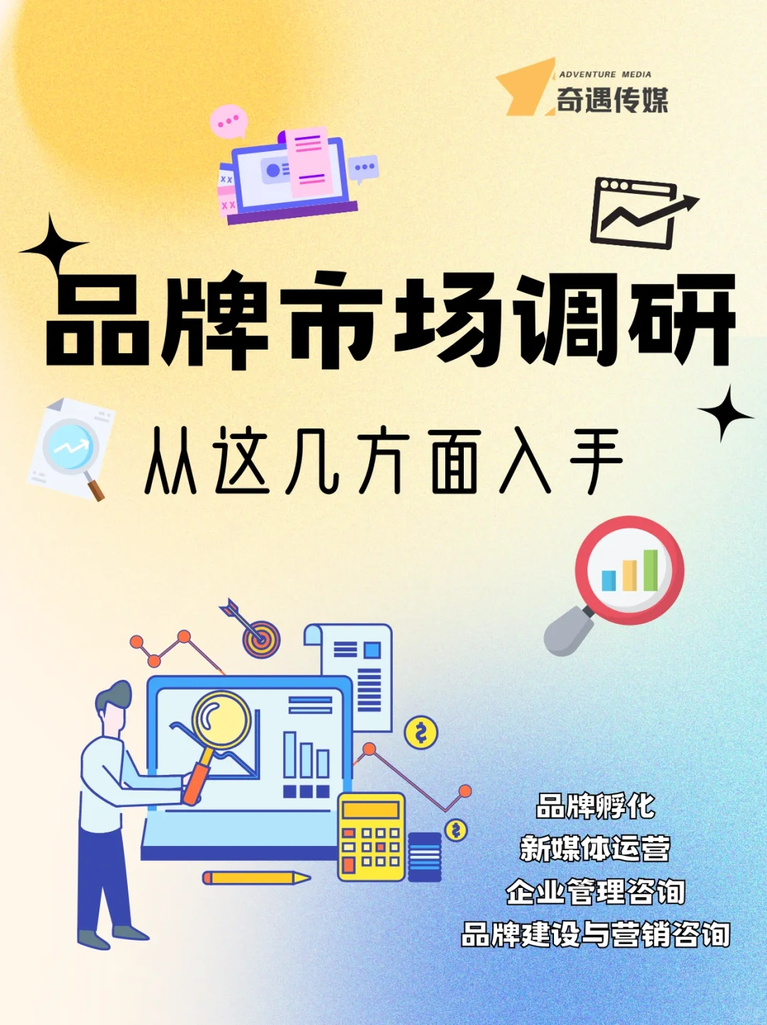 谁还不会做品牌市场调研❓从这几方面入手↓