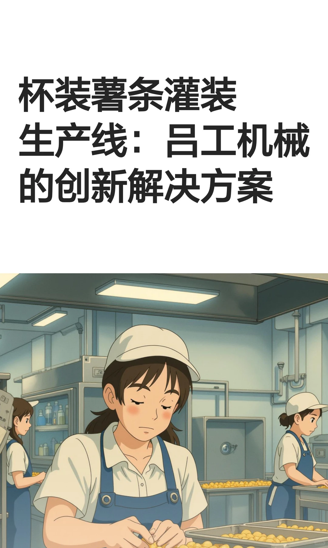 杯装薯条灌装机：吕工机械的创新解决方案