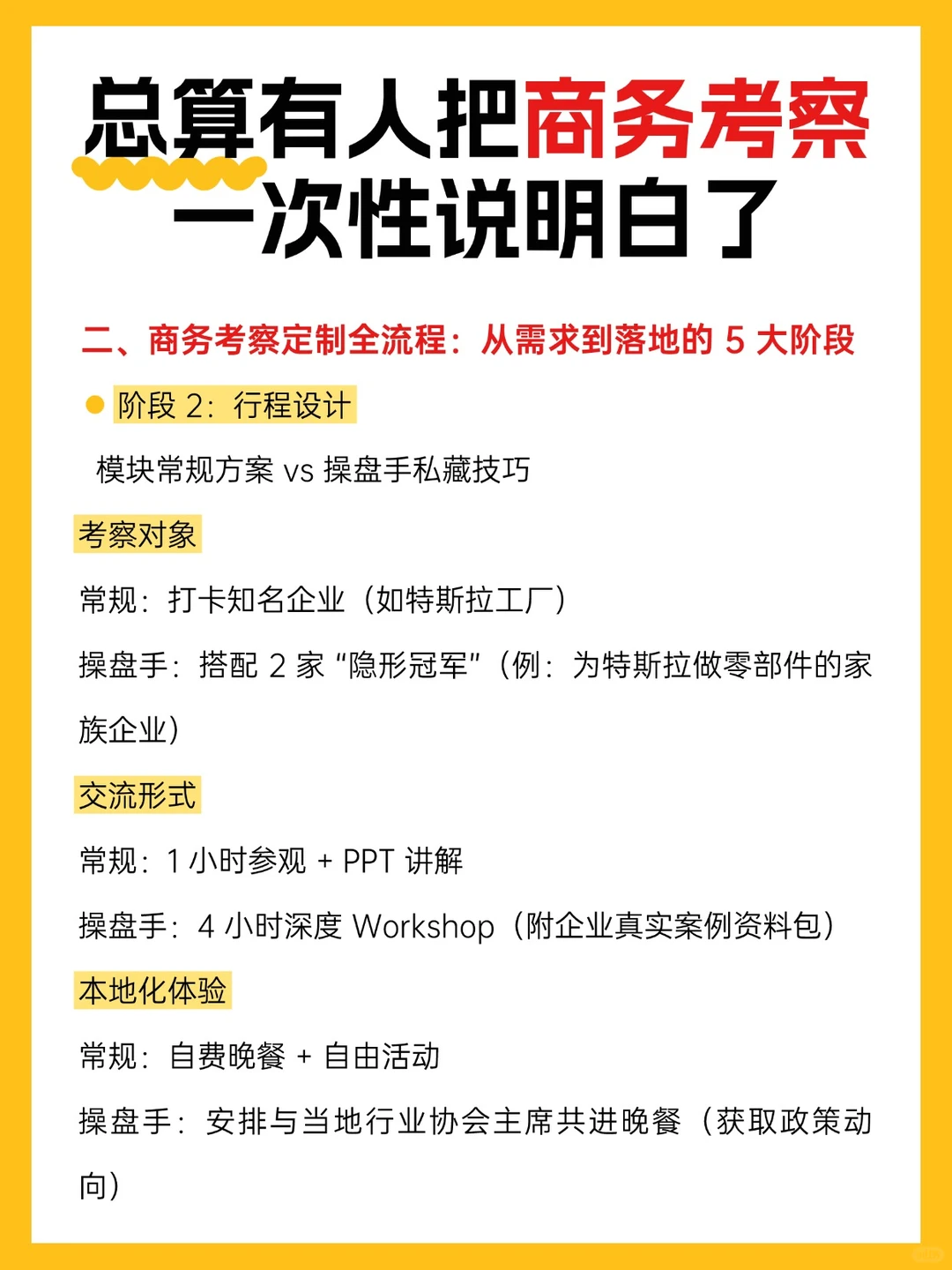 年带100 + 企业出海:商务考察全流程揭秘!