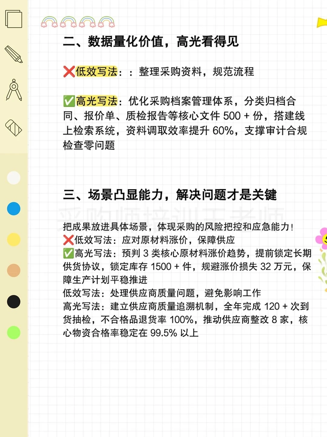 采购部低调干活一整年，年终总结必须秀出硬