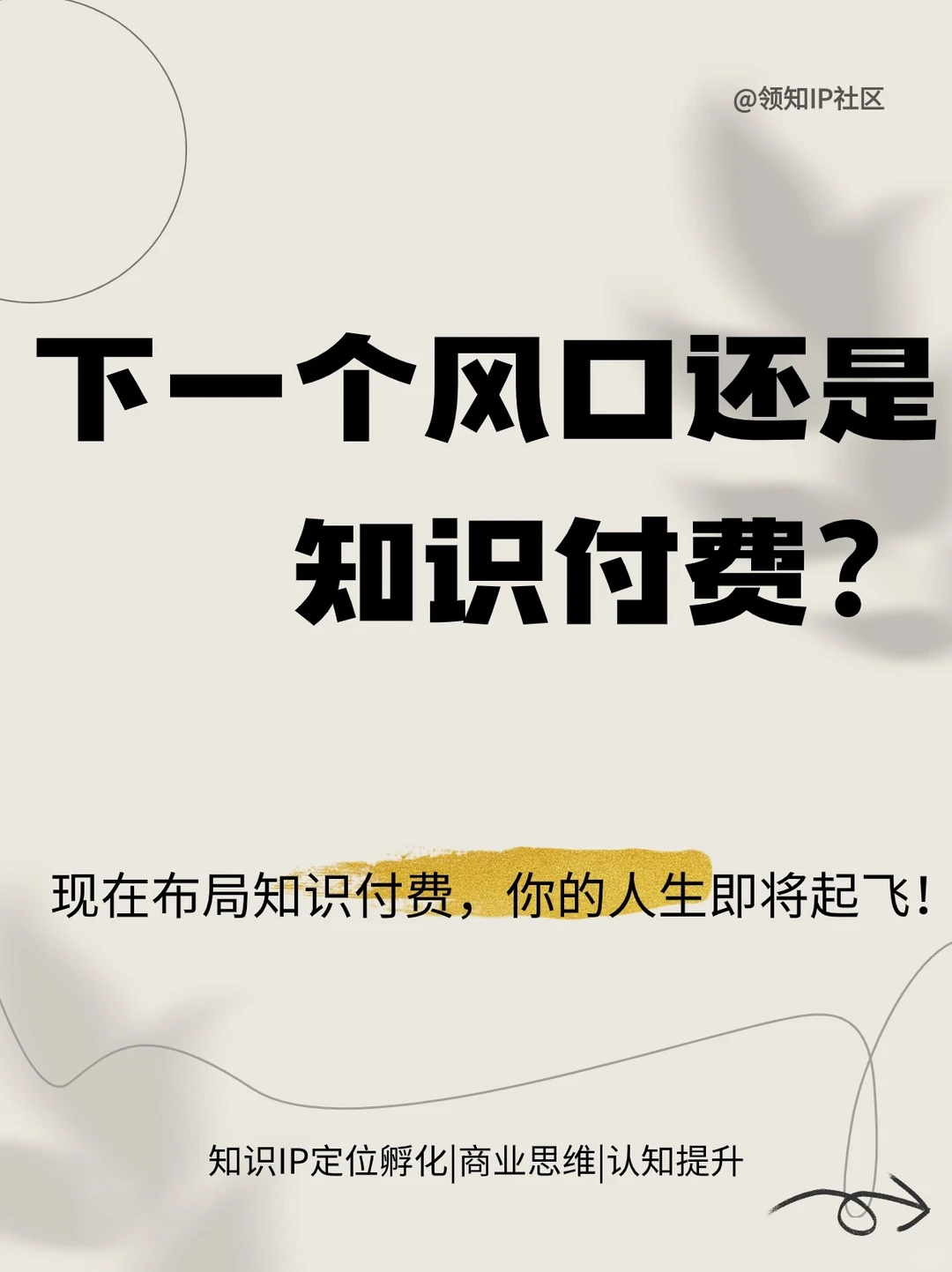 下一个行业风口还是知识付费嘛？