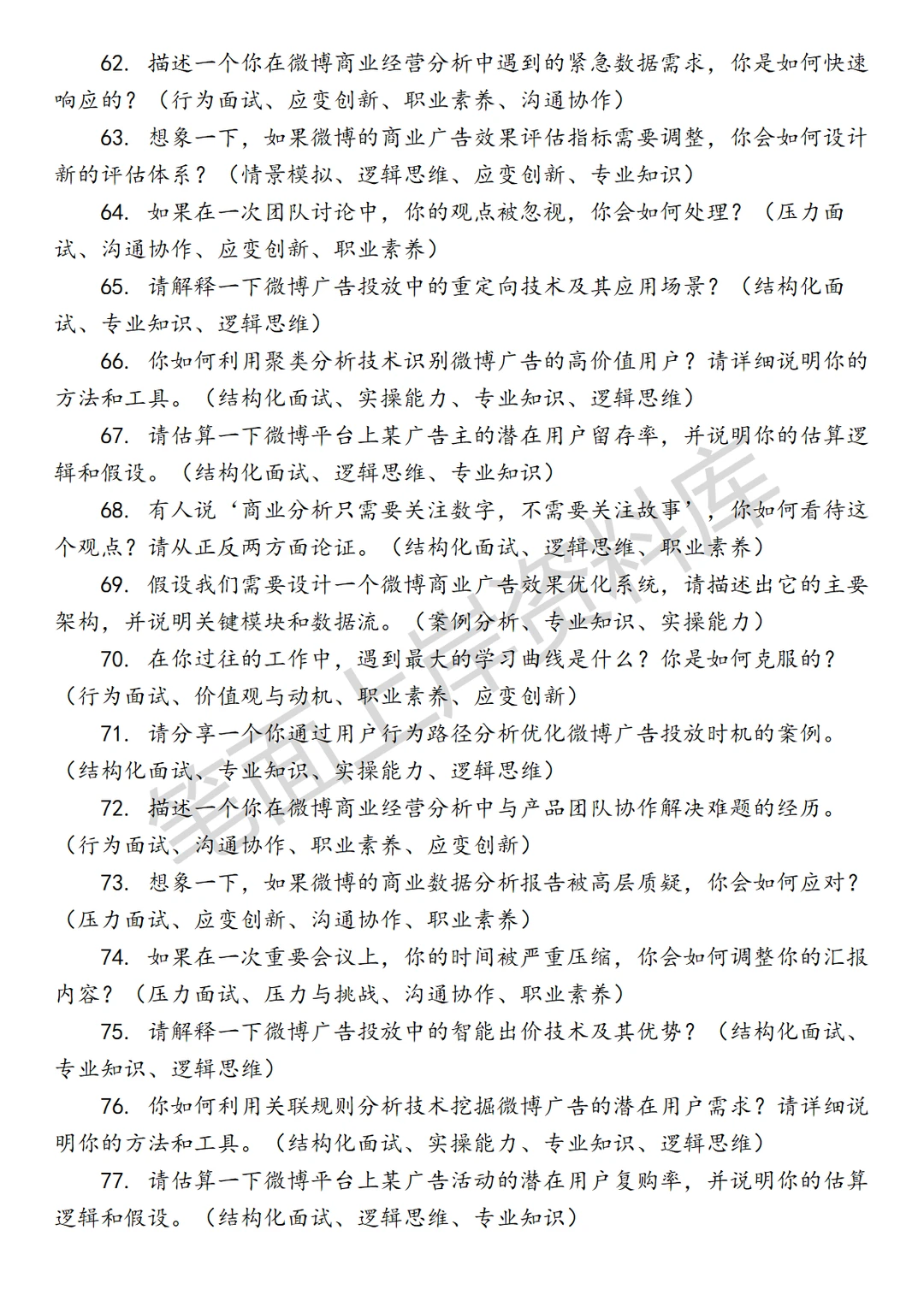 微博商业经营分析