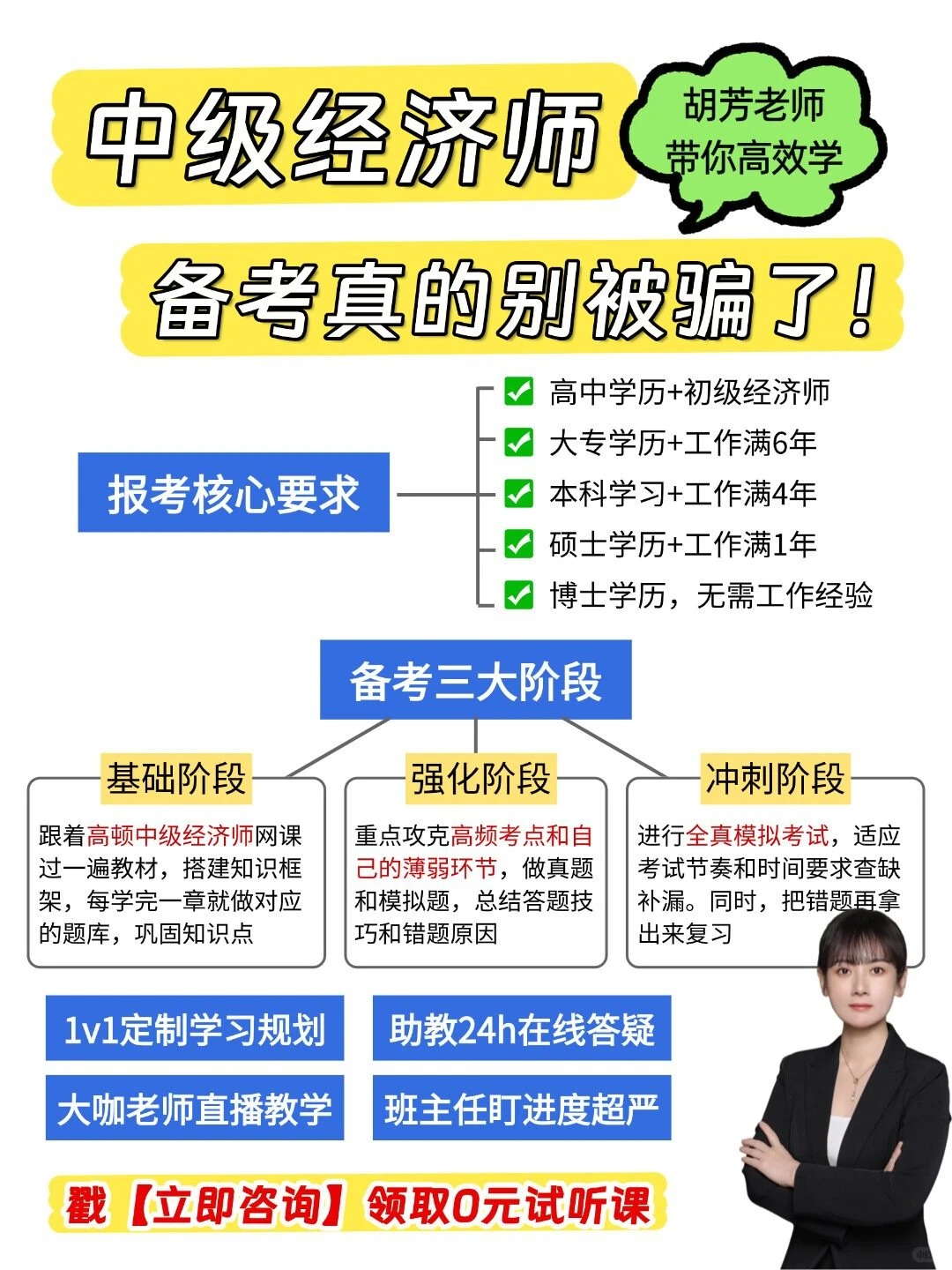 胡芳老师有话说|别被“经济师简单”骗了❗