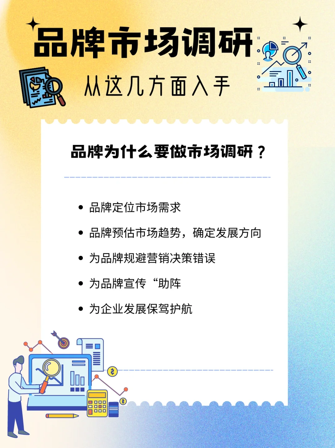 谁还不会做品牌市场调研❓从这几方面入手↓