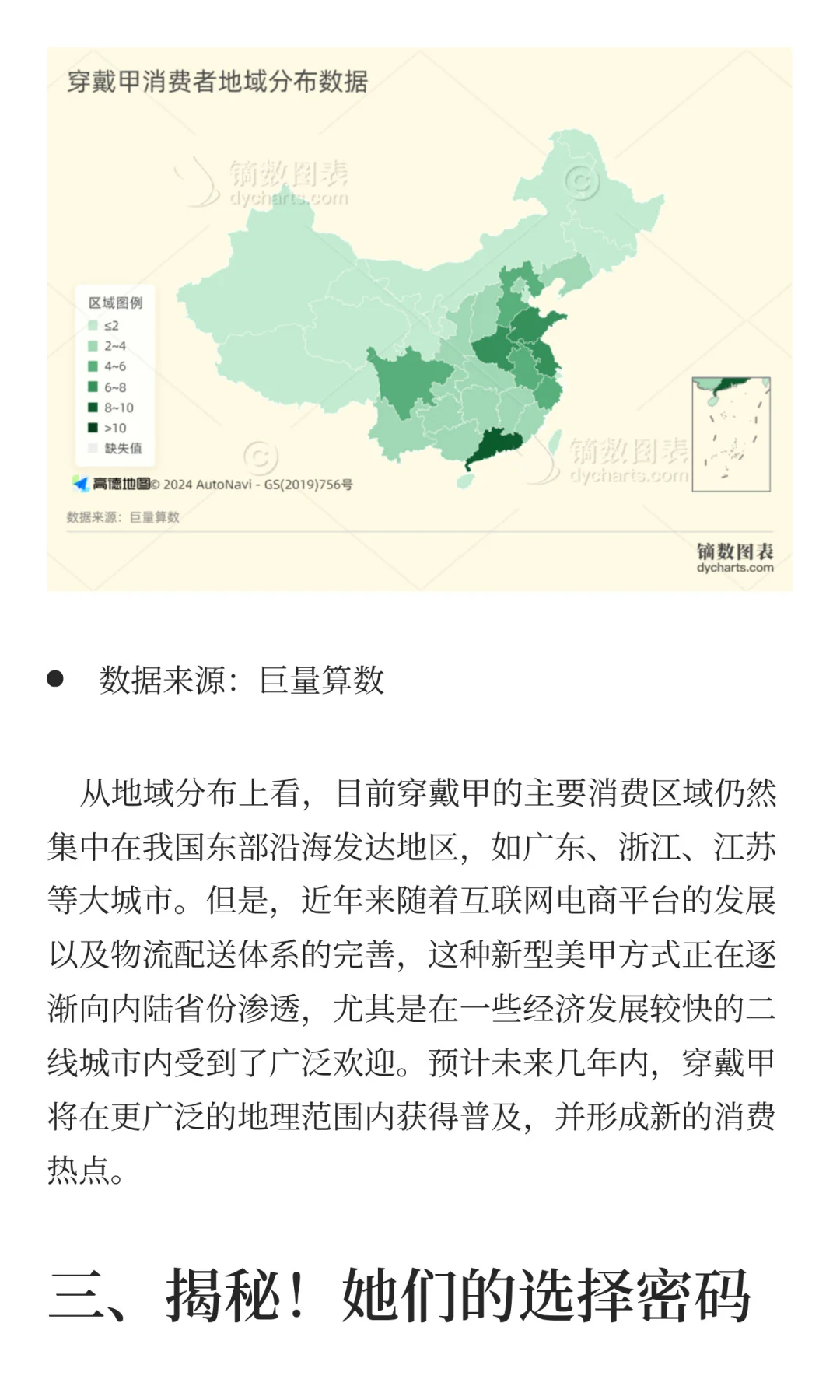 数说穿戴甲：女性消费“甲”天下