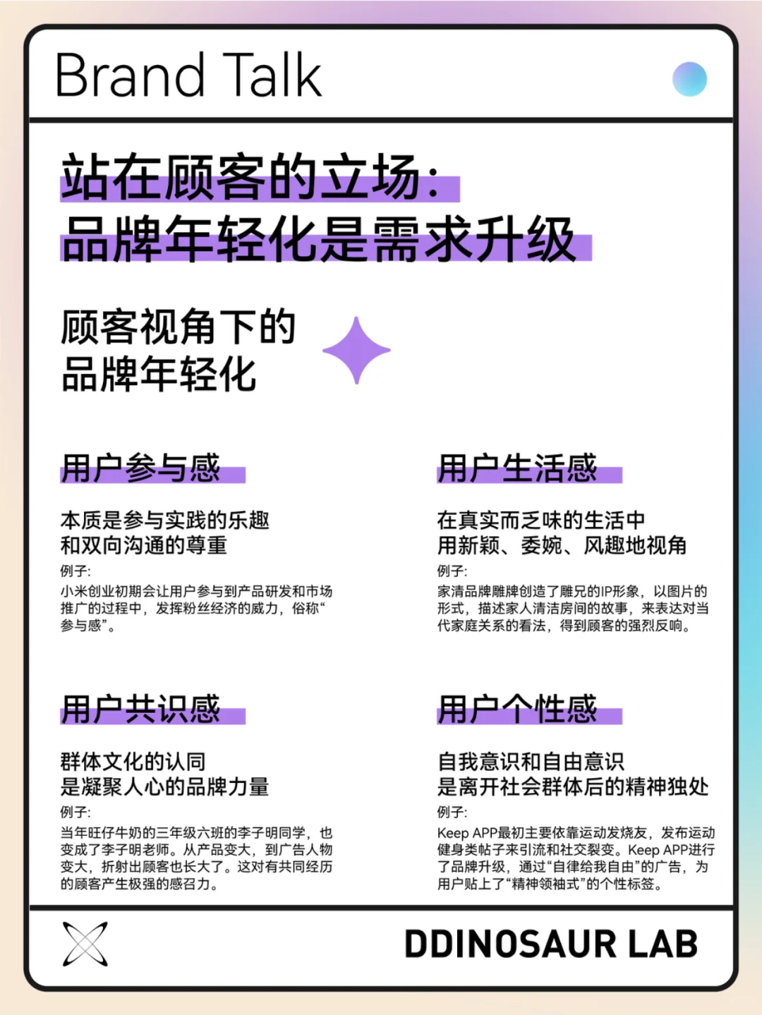 天天讲品牌年轻化，但你真的懂吗？干货分享
