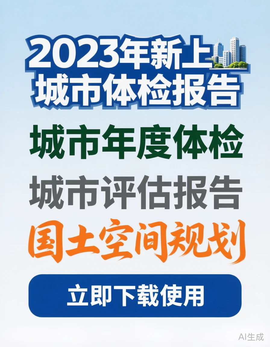 城市体检报告!规划人私藏宝藏?