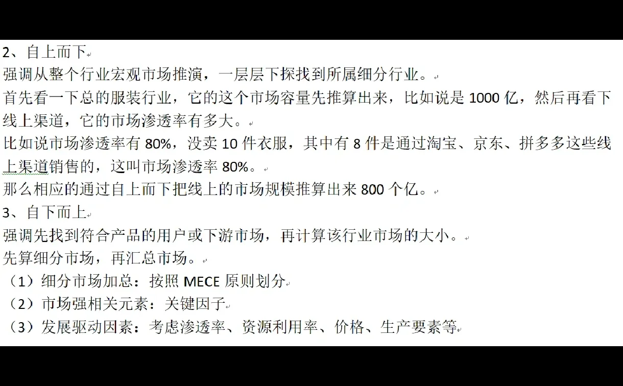 测算市场规模