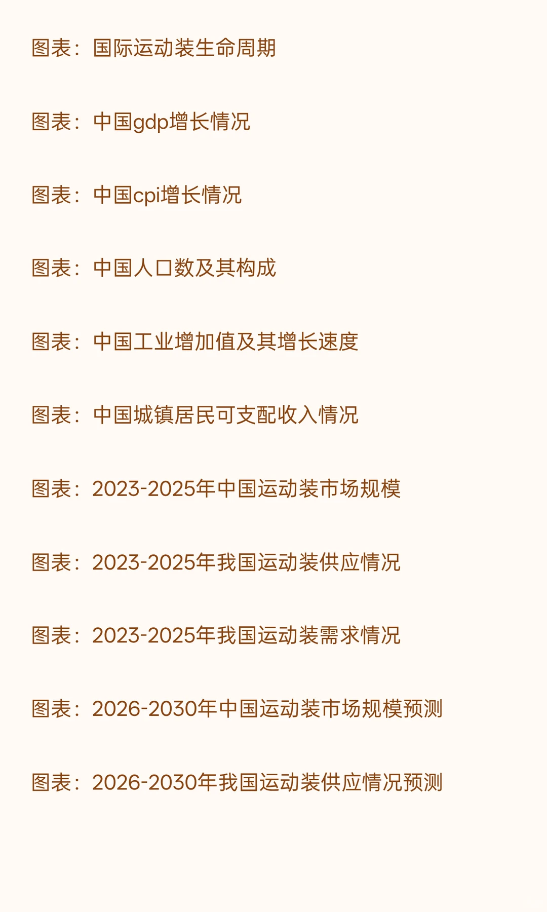 思瀚发布《中国运动装市场深度调查战略分析