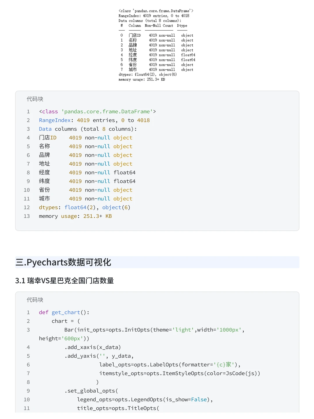 项目带做:Python+SQL星巴克门店可视化分析