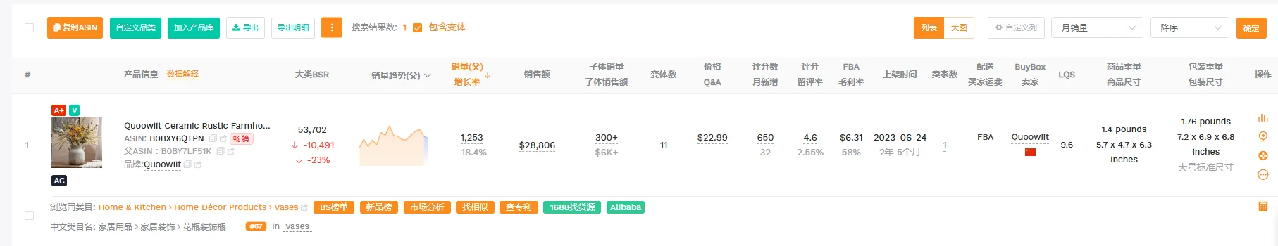 亚马逊如何精准地查询竞品