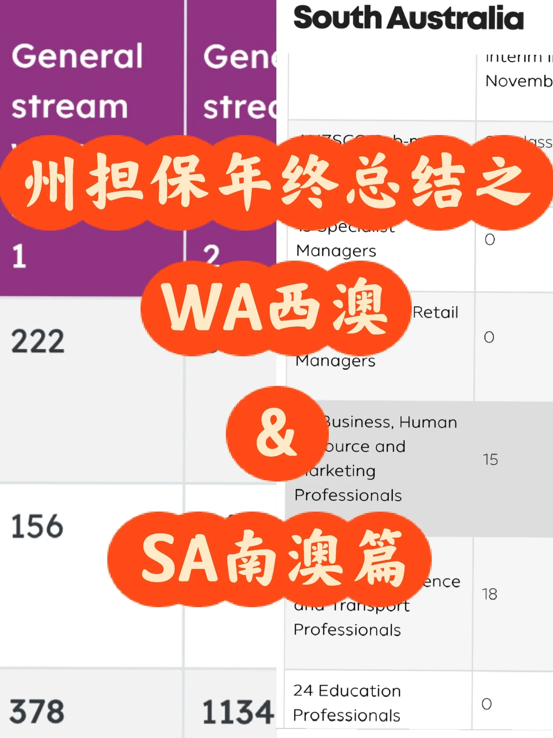 州担保年终总结:WA西澳&SA南澳