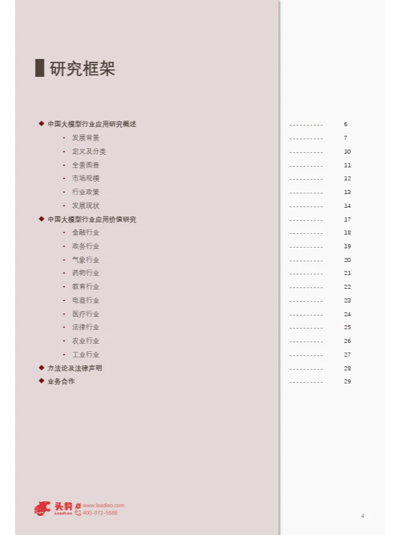 2024年中国大模型行业应用研究