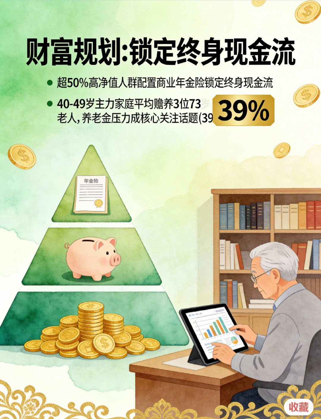 高净值养老新趋势:两扇门+年金险✨