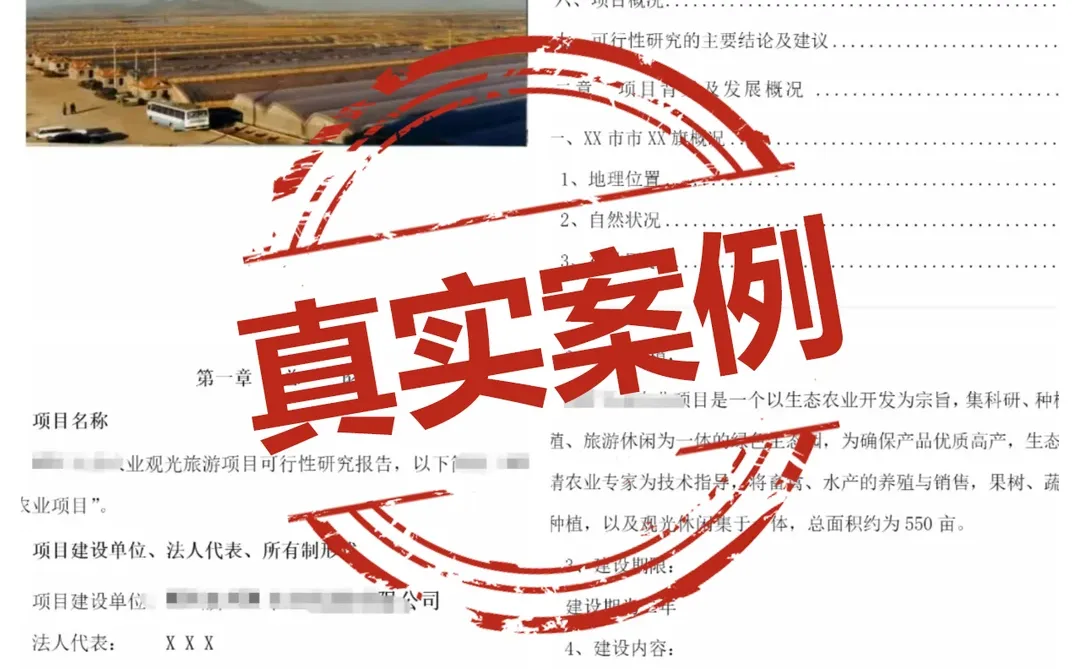 高端可研报告！专业团队助稳接单