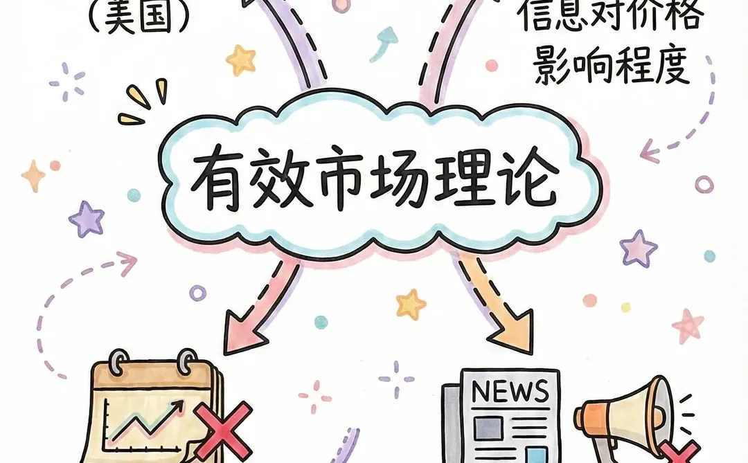 别死背了!一张图搞定法玛的有效市场理论