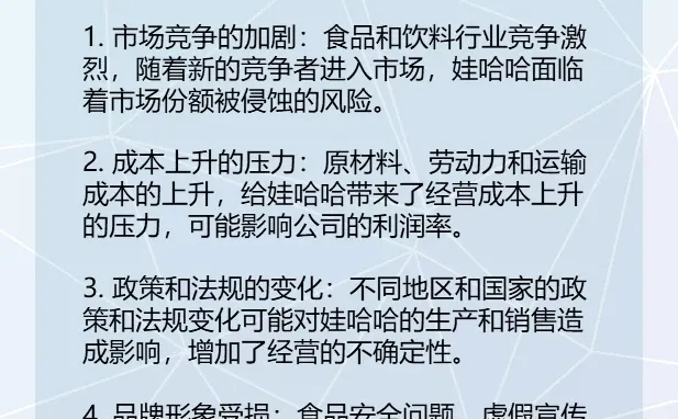 娃哈哈SWOT分析