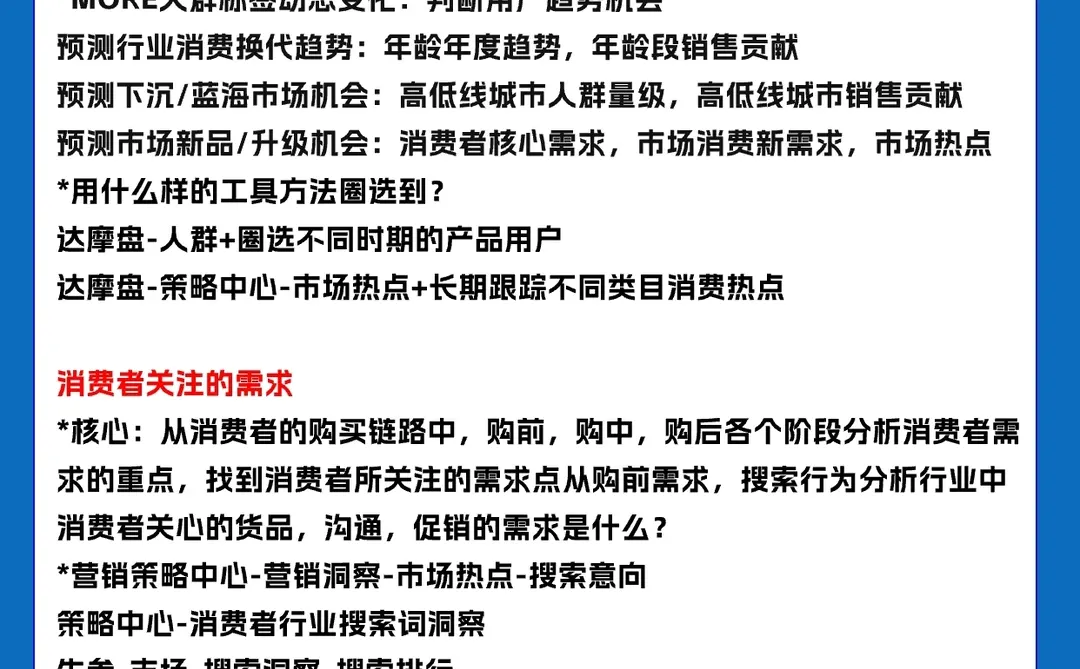 头部电商公司的消费者洞察思路