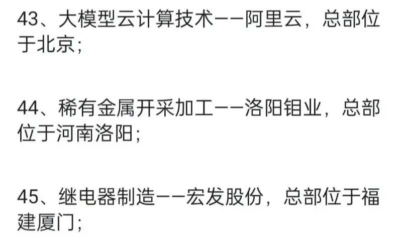 中国55家制造业龙头企业！