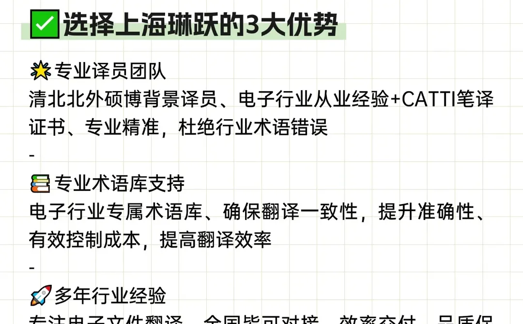 ?上海琳跃翻译,专注电子文件翻译!✈️