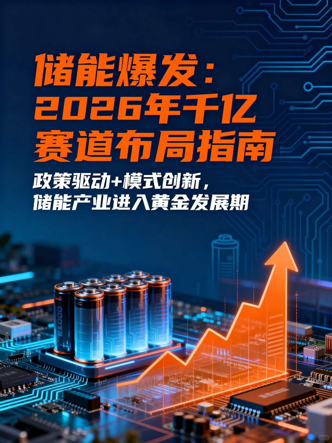 储能爆发：2026年千亿赛道布局指南