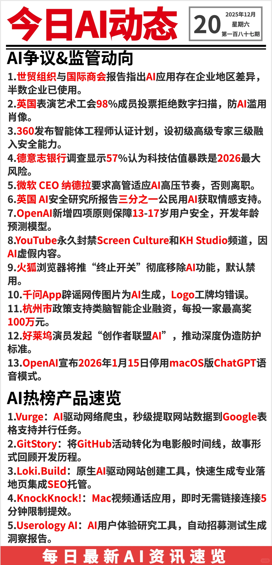 20251220 AI前沿资讯?