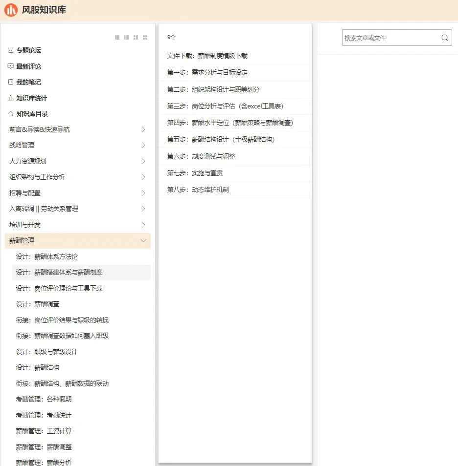HR必看！！！系统知识库！！！