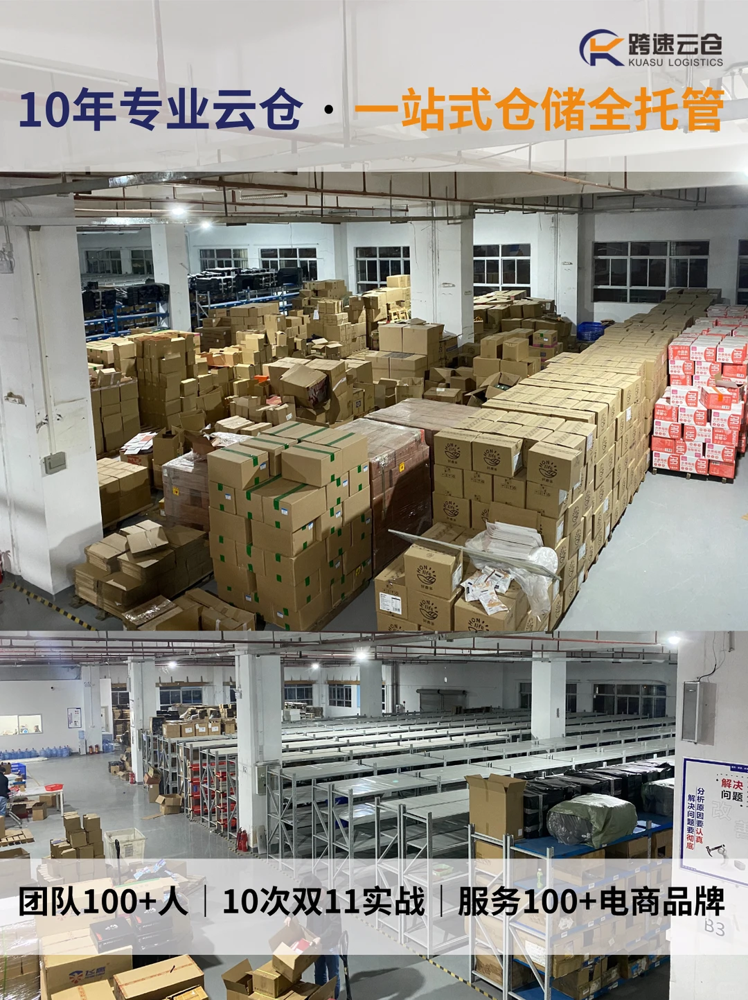 10年云仓老品牌!服饰/食品/3C全行业覆盖
