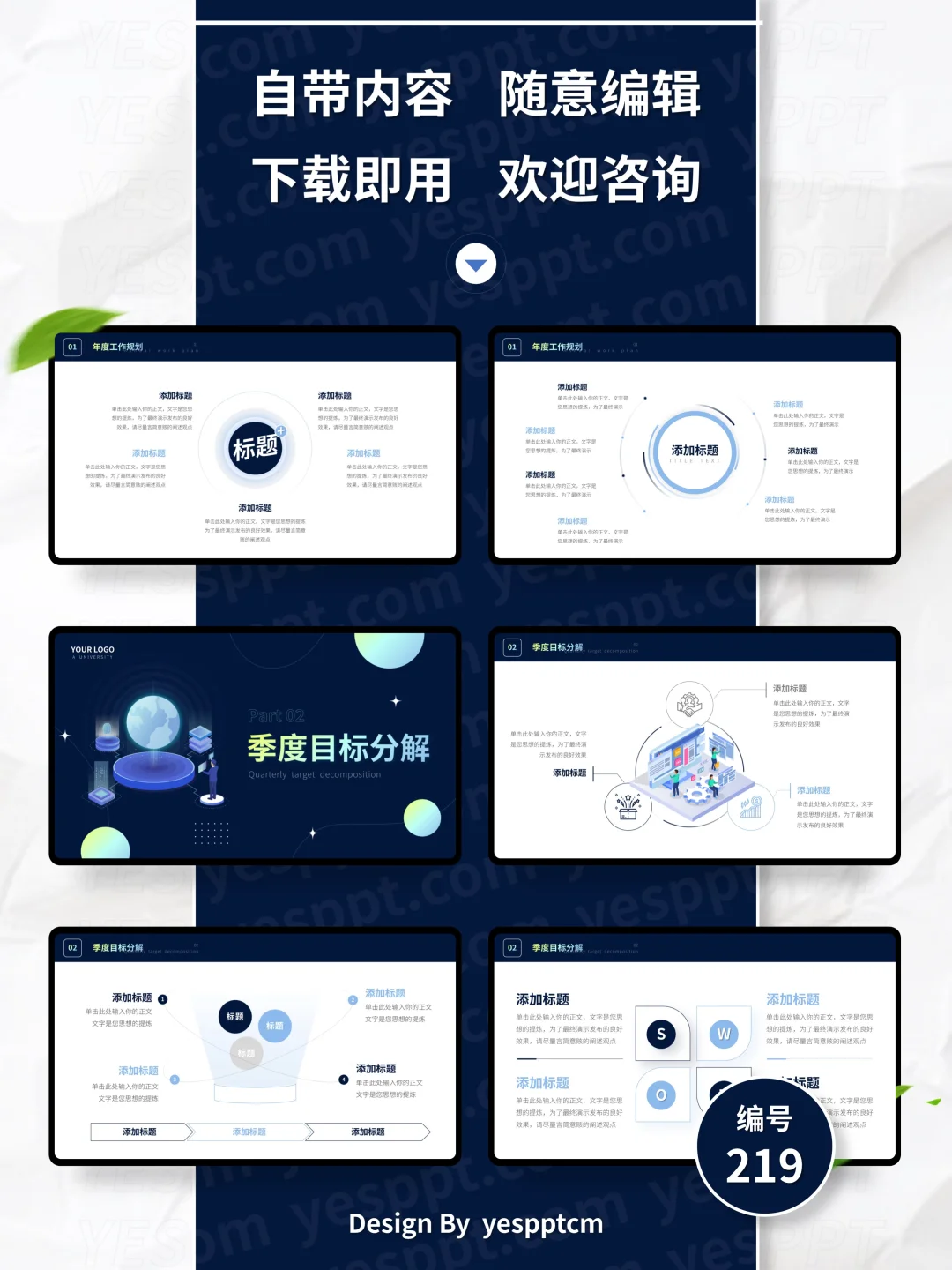 企业年度战略目标规划PPT