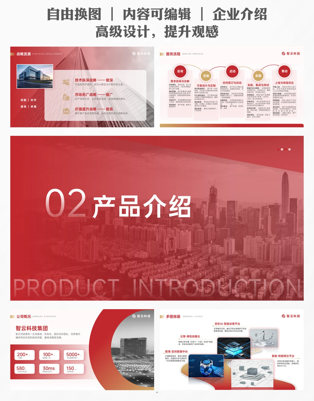 企业成果展示ppt模板分享