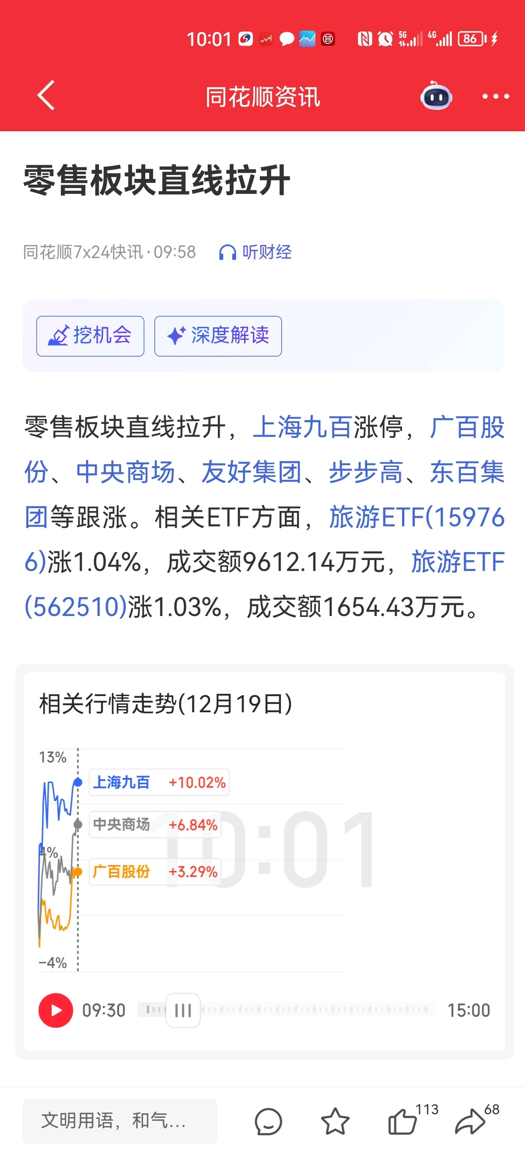 大消费成为跨年题材的概率非常大
