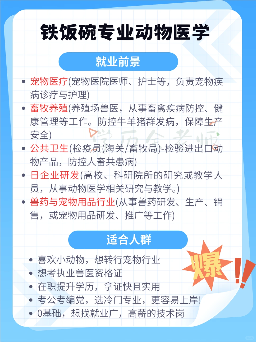 一年考完拿证，开启人生“兽医”新篇章！
