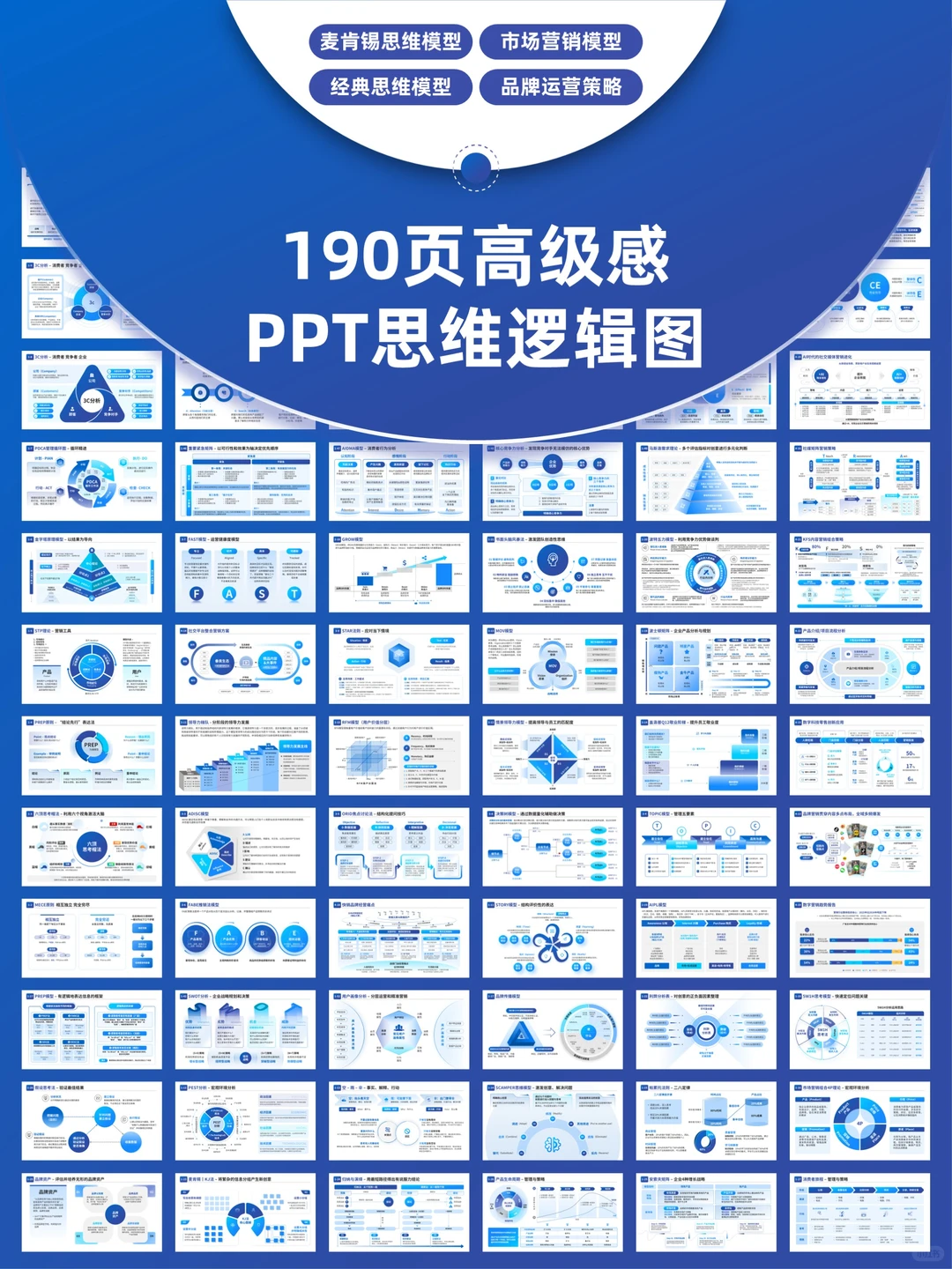 190页思维模型!营销人不用抠脑壳捋逻辑了