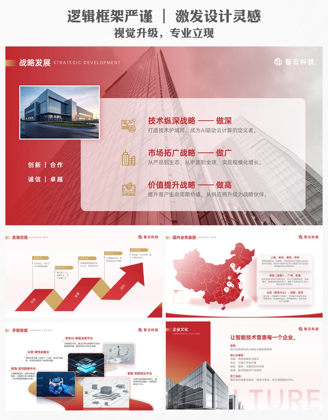 企业成果展示ppt模板分享
