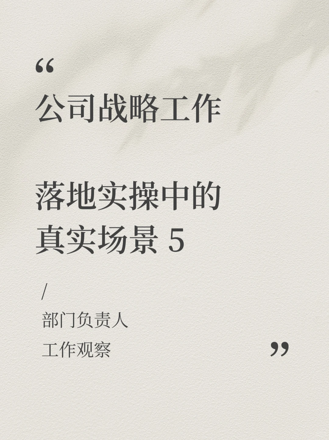 29. 战略落地实操的真实场景5复盘沉淀