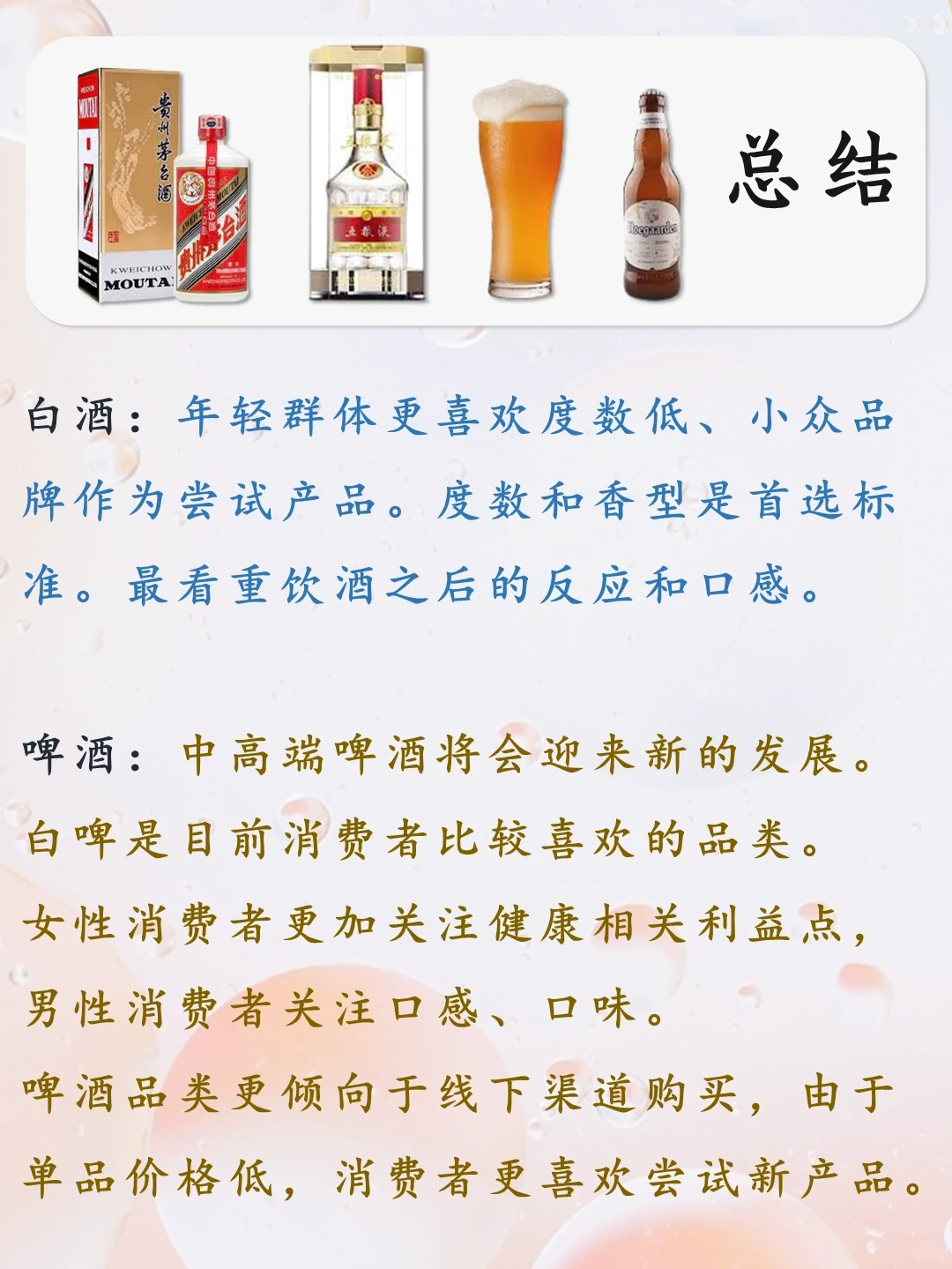 白酒和啤酒行业报告及人群洞察