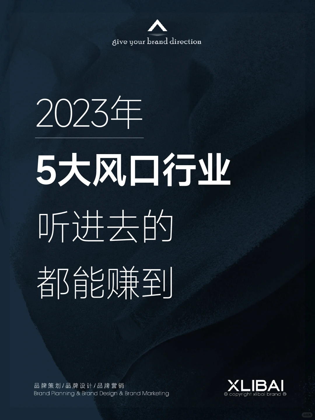 2023年五大风口行业听进去的都能赚到!